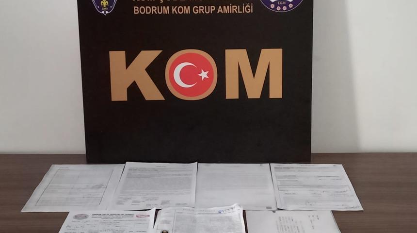 Bodrum'da, başkasına ait araziyi sahte evrakla satmaya çalışan 3 şüpheli yakalandı