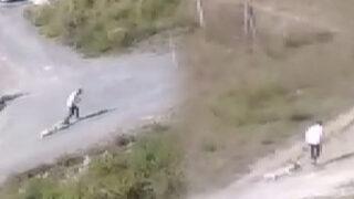 İstanbul'da dehşete düşüren görüntüler! Boynuna ip geçirip...