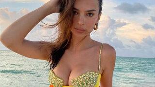 'Seks sembolü' olmak istemiyordu! Emily Ratajkowski üstsüz halini paylaştı!