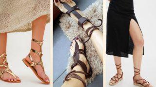 Yazın sandaletsiz yapamayanlar için en çok satan gladyatör sandalet modelleri