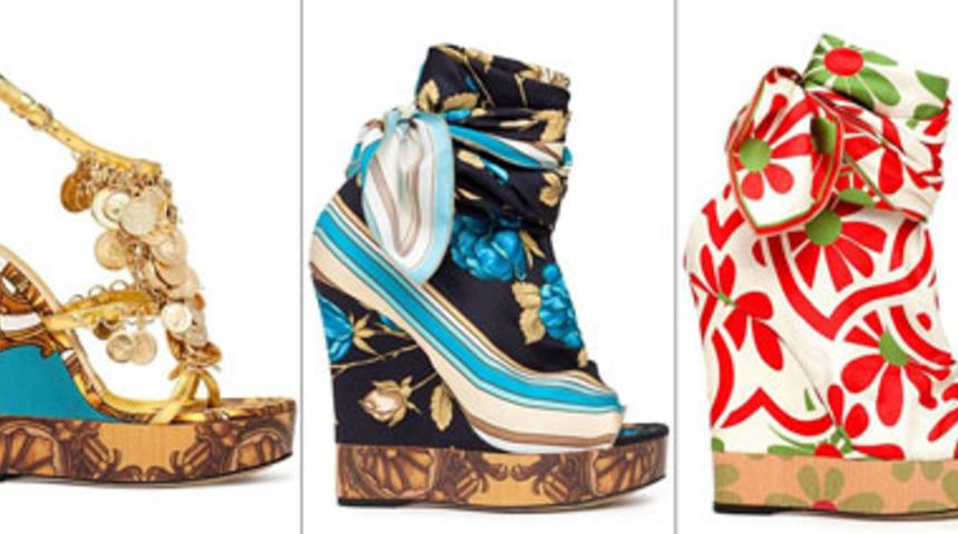 Şal Deseni Ayaklara Yansıdı