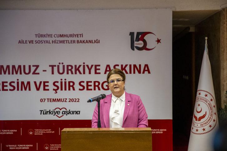 Bakan Yanık, "15 Temmuz Türkiye Aşkına Resim ve Şiir Sergisi"nin açılışında konuştu: G3