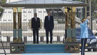 Cumhurbaşkanı Erdoğan, Malezya Başbakanı Yakub'u resmi törenle karşıladı