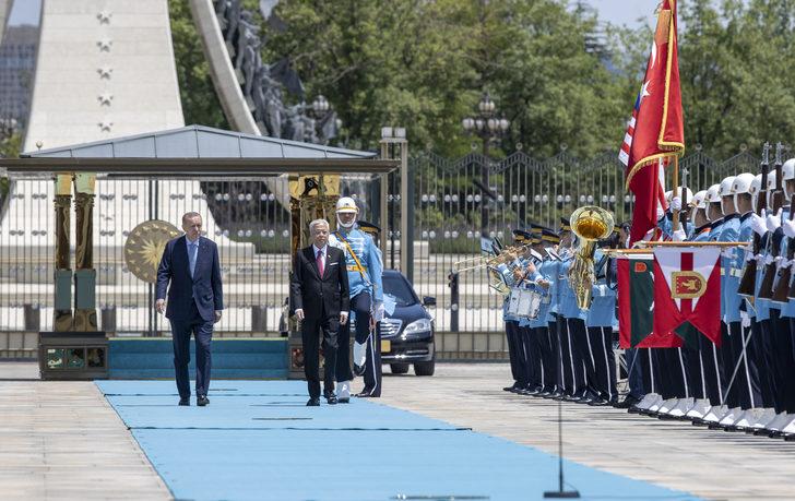 Cumhurbaşkanı Erdoğan, Malezya Başbakanı Yakub'u resmi törenle karşıladı G3