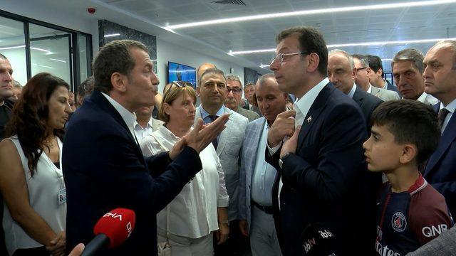 SON DAKİKA| Her şey kameralar önünde yaşandı! İBB Başkanı İmamoğlu ile Zeytinburnu Belediye Başkanı Arısoy arasında tartışma