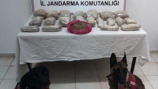 Şanlıurfa'da toprağa gömülü 11 kilogram sentetik uyuşturucu ele geçirildi