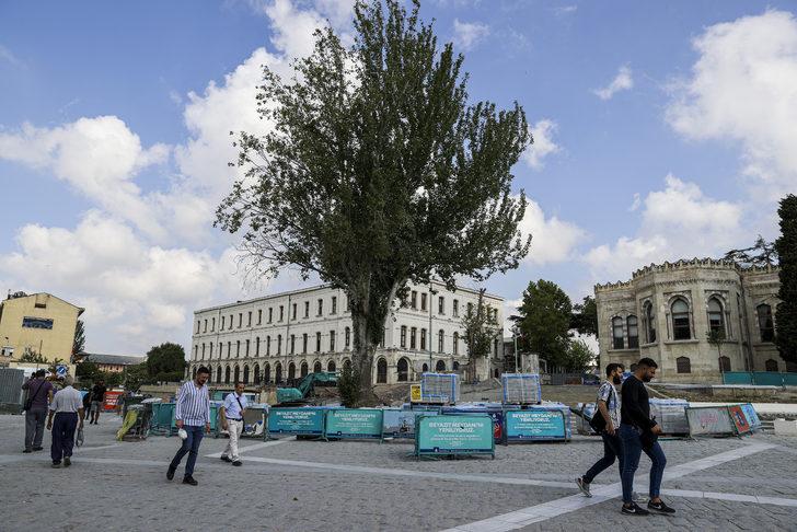 Beyazıt Meydanı çevre düzenlemesinde hatalı taş döşenmesi tepki çekiyor G4