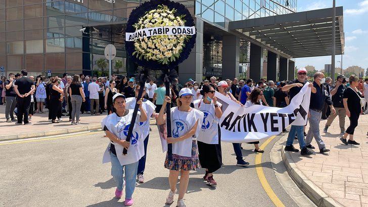 Adana, Mersin, Hatay ve Osmaniye'de sağlıkçılardan, Dr. Karakaya'nın öldürülmesine tepki G2