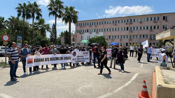 Adana, Mersin, Hatay ve Osmaniye'de sağlıkçılardan, Dr. Karakaya'nın öldürülmesine tepki G3
