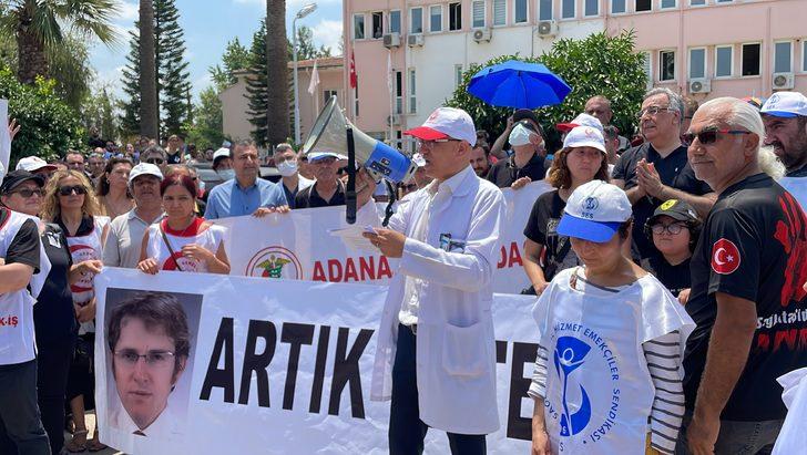Adana, Mersin, Hatay ve Osmaniye'de sağlıkçılardan, Dr. Karakaya'nın öldürülmesine tepki G4