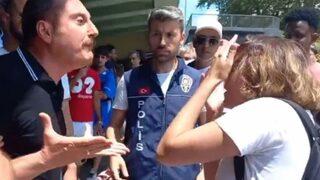 Sağlık çalışanlarının eyleminde yaşandı! Polis amiriyle gazeteciler arasında tartışma: 'Tahrik etme...'