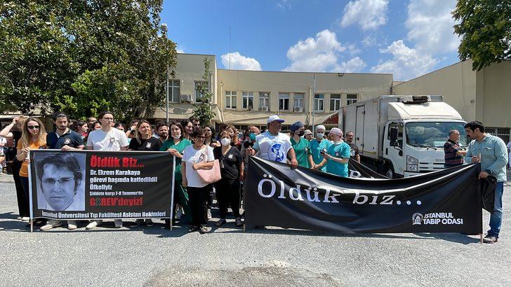 İstanbul'da sağlık çalışanlarından Dr. Ekrem Karakaya'nın öldürülmesine tepki G5