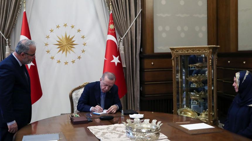 Cumhurbaşkanı Erdoğan'dan Türkiye Diyanet Vakfı'na kurban bağışı