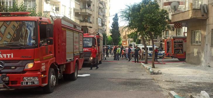 Şanlıurfa'da ev yangınında 1 itfaiyeci yaralandı G1