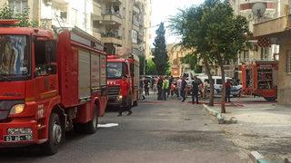 Şanlıurfa'da ev yangınında 1 itfaiyeci yaralandı