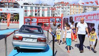 Güngören'de O An Ezilen Araç ve Fotoğraf Sergisi açıldı