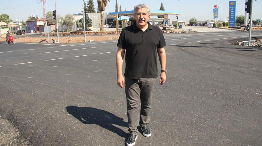 AK Parti'li Yayman, tamamlanan Kırıkhan çevre yolunda incelemelerde bulundu