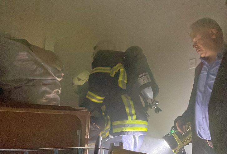 Kayseri'de bir evin banyosunda çıkan yangın söndürüldü G3