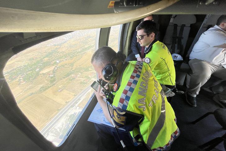 Elazığ'da hava destekli trafik denetimi yapıldı G5