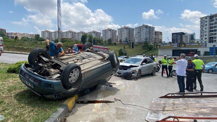 Samsun'da iki otomobil çarpıştı, 7 kişi yaralandı G2