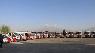 Görevlendirme yapılan Iğdır Belediyesi araç filosunu güçlendiriyor