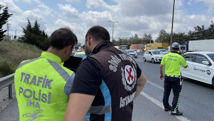 İstanbul'da dron destekli trafik denetimi G4