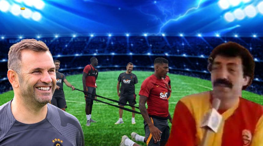 Son dakika Galatasaray haberleri: Galatasaray yeni sezona Okan Buruk ile hazırlanıyor! Cimbom'a idmanda Müslüm Gürses dopingi