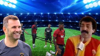 Son dakika Galatasaray haberleri: Galatasaray yeni sezona Okan Buruk ile hazırlanıyor! Cimbom'a idmanda Müslüm Gürses dopingi