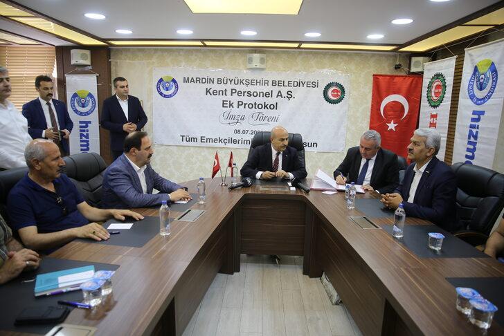 Mardin Büyükşehir Belediyesi işçi maaşlarına 2 bin lira zam yaptı G5