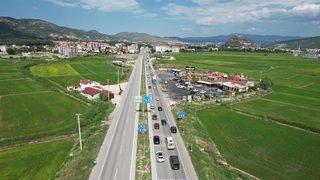 Samsun-Ankara kara yolunda Kurban Bayramı tatili yoğunluğu