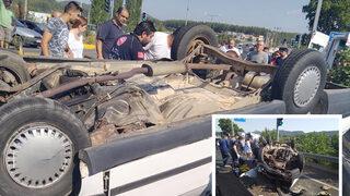 Çok acı tablo! Bayram tatilini yakınlarıyla geçirmek için yoldalardı... Korkunç kazada ölü ve yaralılar var