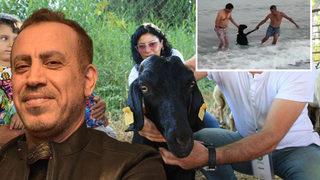 Kaçıp denize atlamış ve 600 metre yüzmüştü! Haluk Levent gündem olan kurbanlık keçi için harekete geçti... 'Ferdinand'a arkadaş olacak