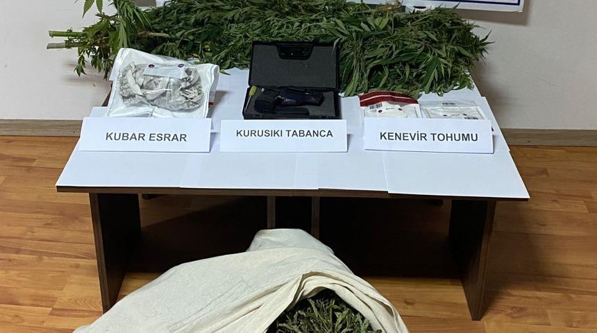 Antalya'da serada uyuşturucu yetiştirdiği iddiasıyla 1 kişi gözaltına alındı