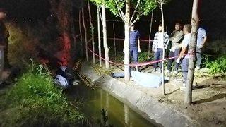 Sakarya'da sulama kanalına devrilen motosikletin sürücüsü öldü