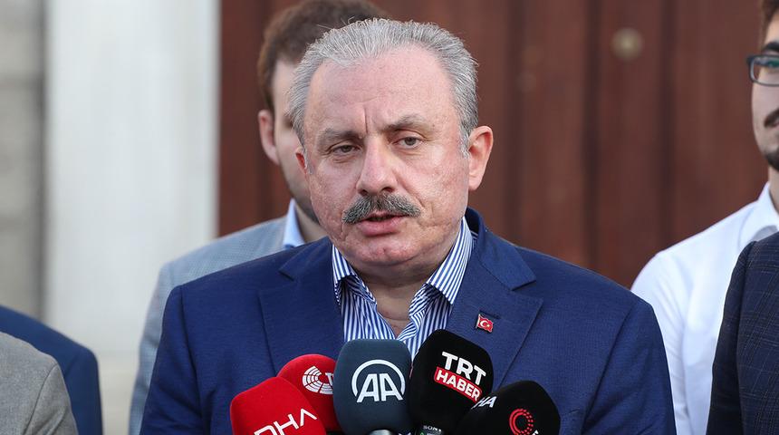 TBMM Başkanı Şentop, bayram namazını Ayasofya Camii'nde kıldı 