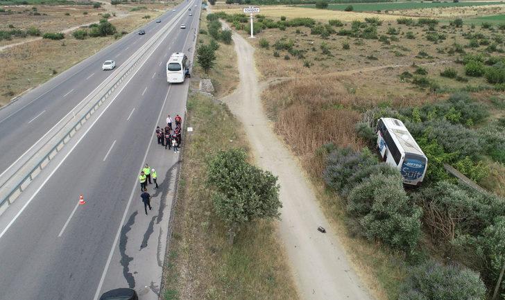 Çanakkale'de yoldan çıkan yolcu otobüsündeki 7 kişi yaralandı G1
