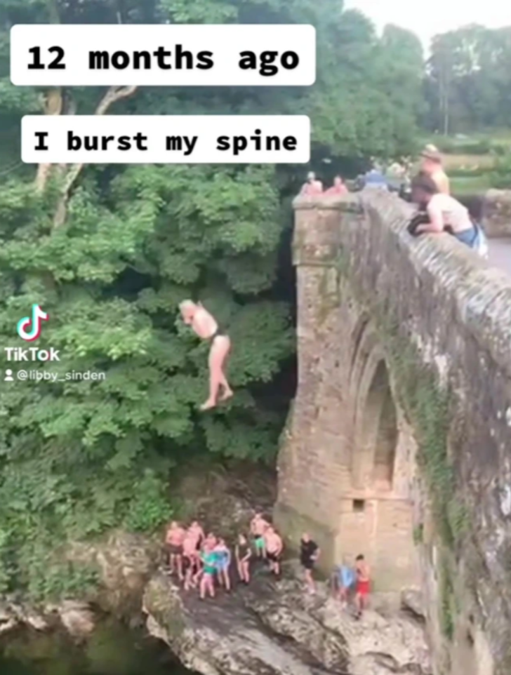 Dehşet anları kamerada! 22 yaşındaki kadın 15 metreden suya atladı, hayatı bir anda değişti G3