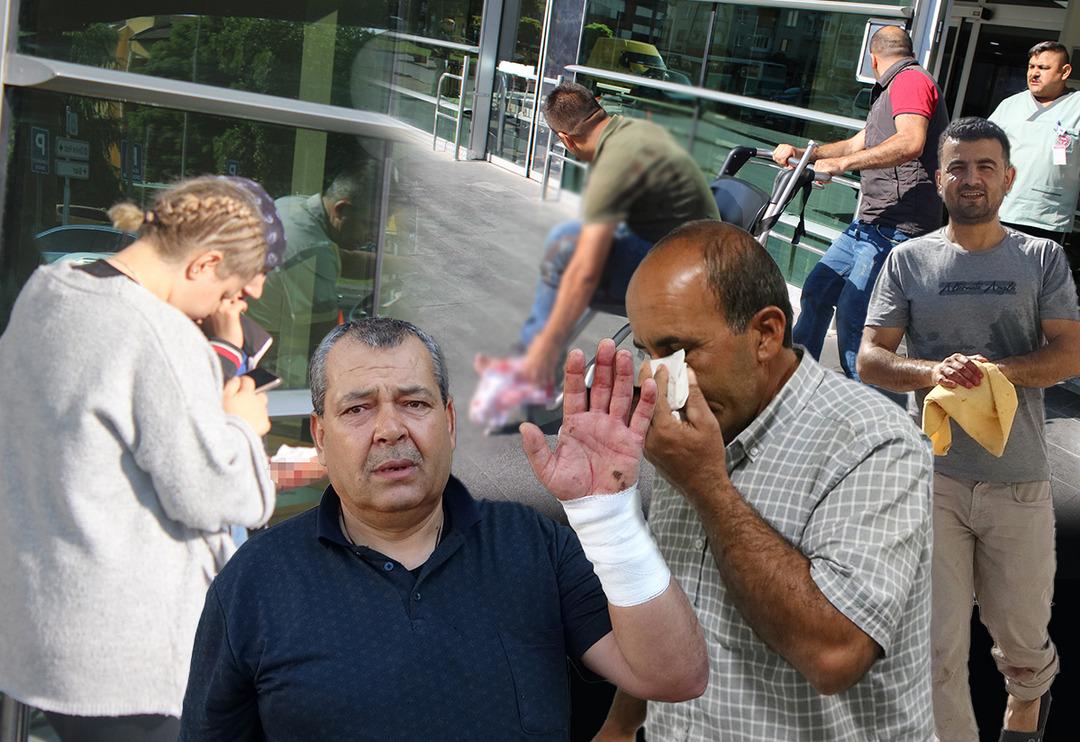 Manzara yine değişmedi! Acemi kasaplar soluğu hastanede aldı: Kameraların şanslısı ben miyim?