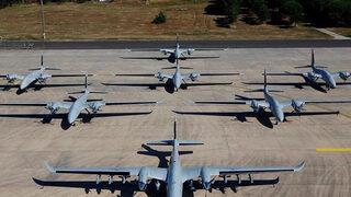Bayraktar AKINCI filosu bir arada görüntülendi