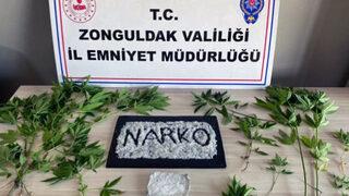 Zonguldak'ta uyuşturucu operasyonunda bir şüpheli tutuklandı