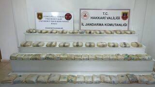 Hakkari'de 69 kilogram uyuşturucu ele geçirildi