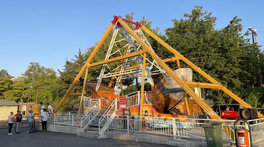 Malatya'da lunapark dehşeti! Gondoldan yere çakıldı