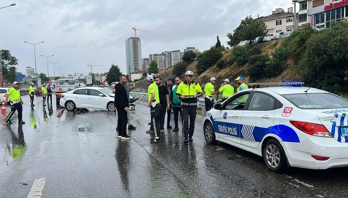 İstanbul Maltepe'de zincirleme kaza! 10 araç birbirine girdi, yaralılar var