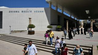 Zeugma Mozaik Müzesi'nde bayram yoğunluğu