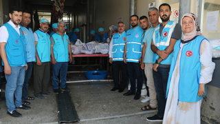 Türkiye Diyanet Vakfı, Hatay'da ihtiyaç sahibi ailelere kurban eti dağıttı