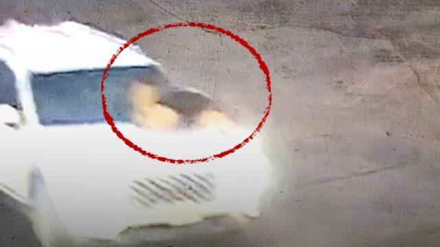 Akılalmaz hırsızlık! Arabanın içinde çocuklar varken çalmak istedi, anne kaputa çıkarak durdurmaya çalıştı