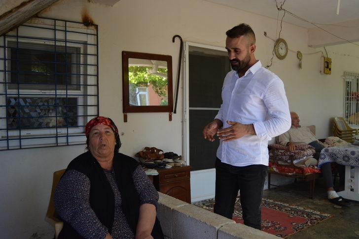 Gaziantep'te kurbanlığı kaçan yaşlı kadına küçükbaş hayvan alındı G4