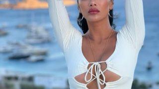 44 yaşındaki Nicole Scherzinger, genç kızlara taş çıkarttı! Mavi bikisinisiyle kusursuz fiziğini sergiledi