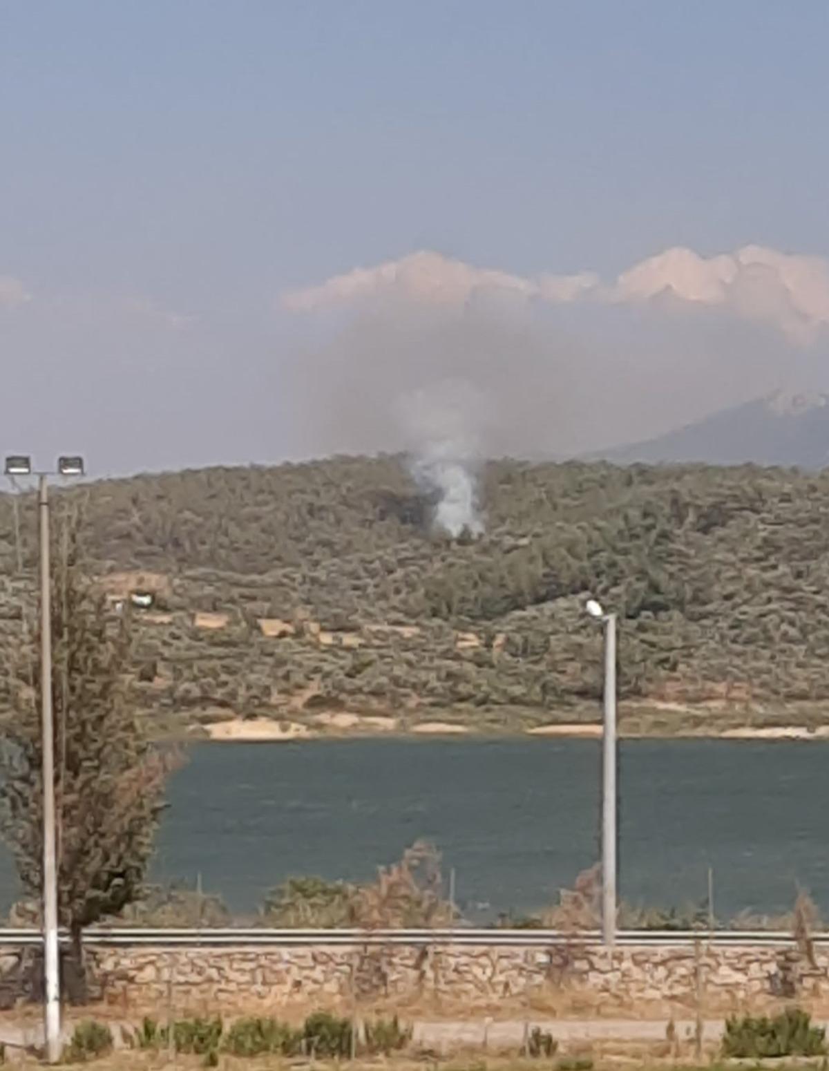 Bodrum'da ormanlık alanda yangın &ccedil;ıktı