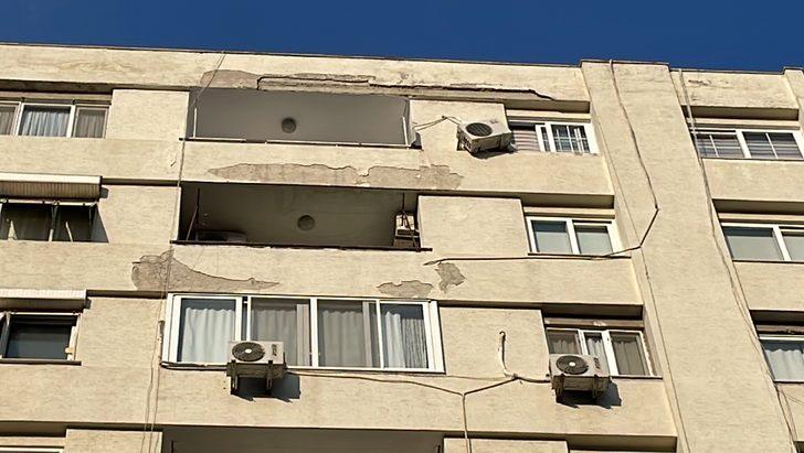 Adana'da, bir apartmandan düşen beton parçaları kafede oturan 2 kişiyi yaraladı G5